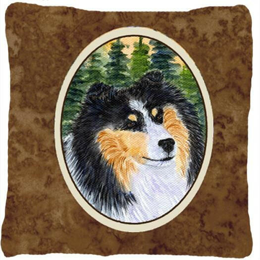 Sheltie Decorative   Canvas Fabric Pillow by Caroline's Treasures