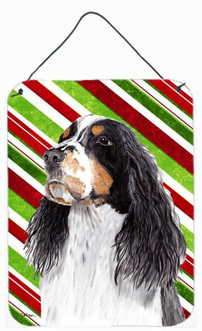 Springer Spaniel Holiday Christmas Aluminium Metal Wall or Door Hanging Prints by Caroline&#39;s Treasures