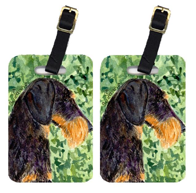 Pair of 2 Dachshund Luggage Tags by Caroline's Treasures