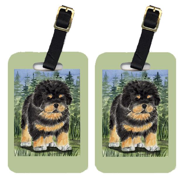 Pair of 2 Tibetan Mastiff Luggage Tags by Caroline&#39;s Treasures