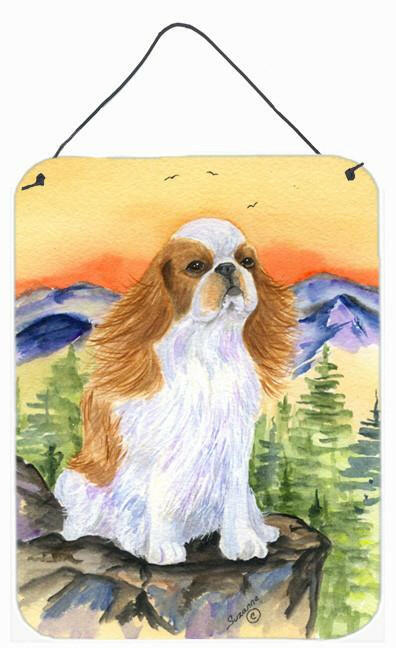 English Toy Spaniel Aluminium Metal Wall or Door Hanging Prints by Caroline's Treasures