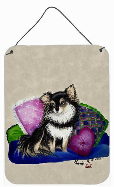 Chihuahua on their couch Wall or Door Hanging Prints MH1012DS1216 by Caroline's Treasures