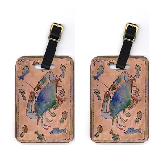 Pair of Crab Luggage Tags by Caroline&#39;s Treasures