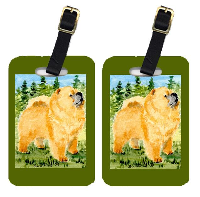 Pair of 2 Chow Chow Luggage Tags by Caroline&#39;s Treasures