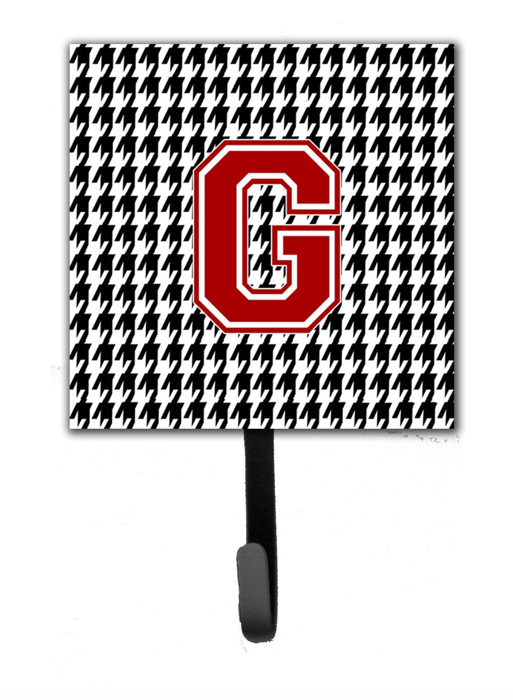 Monogram - Initial G Houndstooth Leash Holder or Key Hook CJ1021 by Caroline's Treasures