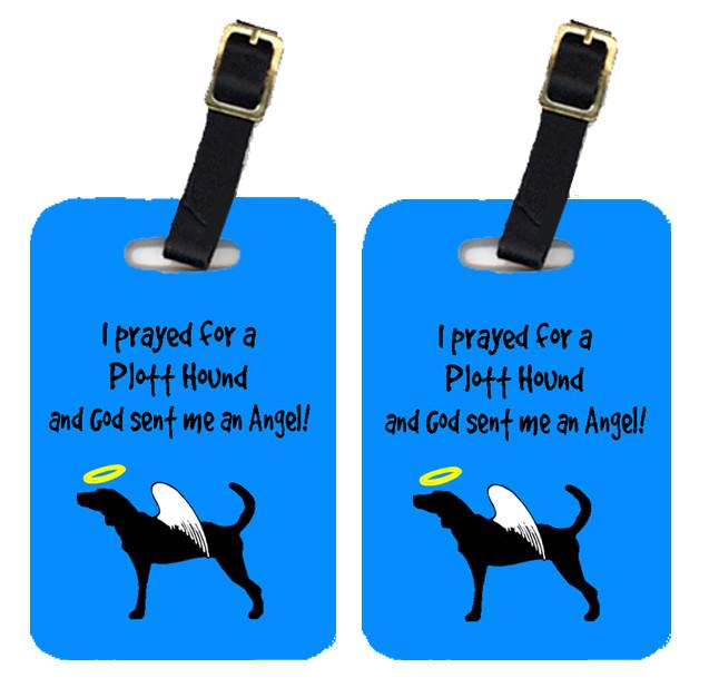 Pair of 2 Plott Hound Luggage Tags by Caroline's Treasures