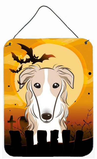 Halloween Borzoi Wall or Door Hanging Prints BB1786DS1216 by Caroline's Treasures