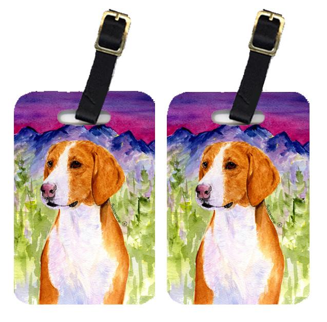 Pair of 2 Drever Luggage Tags by Caroline&#39;s Treasures