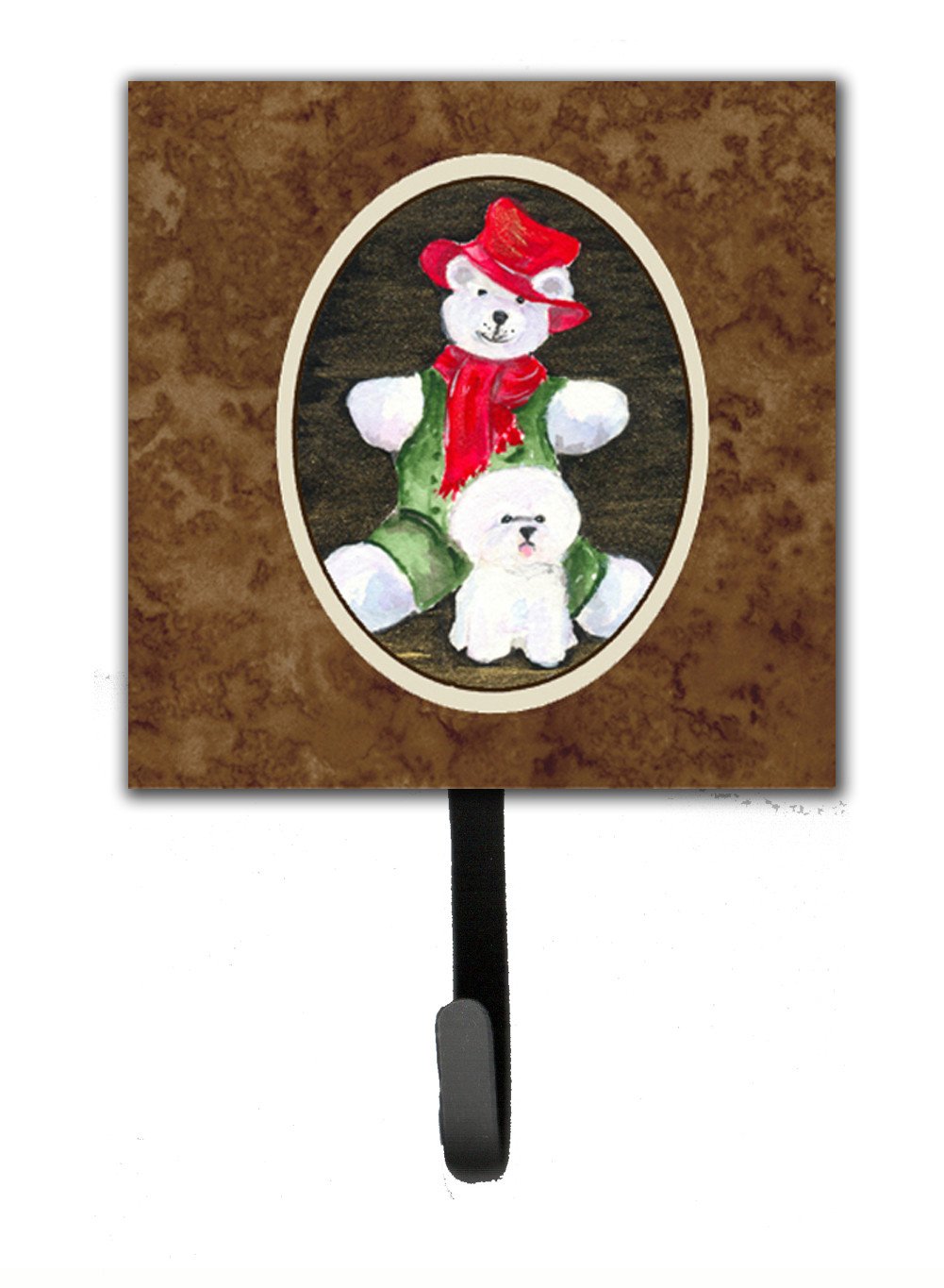 Bichon Frise Leash Holder or Key Hook by Caroline's Treasures