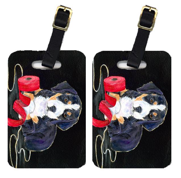 Pair of 2 Entlebucher Mountain Dog Luggage Tags by Caroline's Treasures