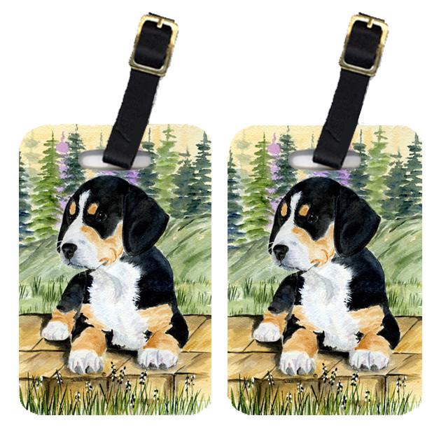 Pair of 2 Entlebucher Mountain Dog Luggage Tags by Caroline&#39;s Treasures