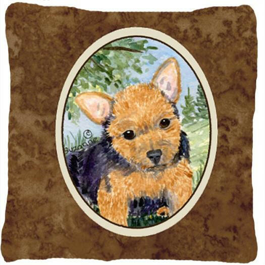 Norwich Terrier Decorative   Canvas Fabric Pillow by Caroline&#39;s Treasures