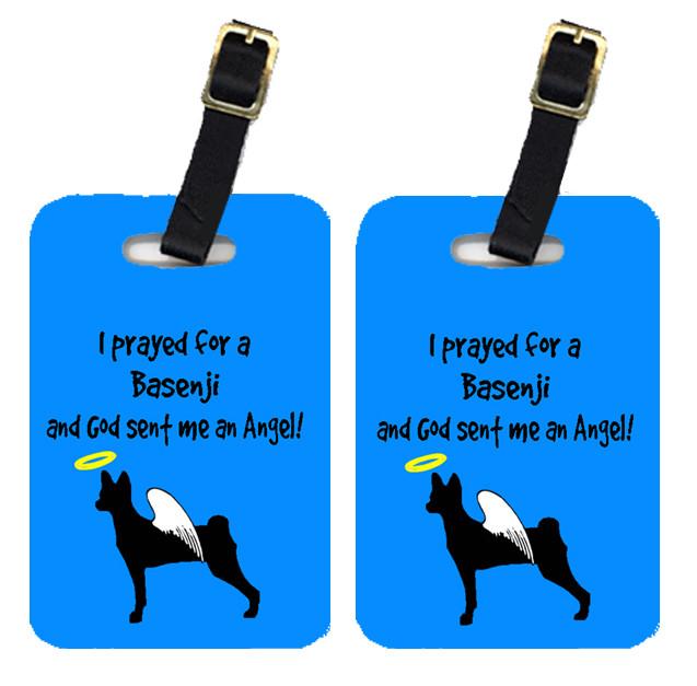 Pair of 2 Basenji Luggage Tags by Caroline's Treasures