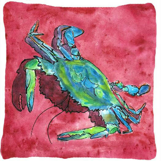 Crab Decorative   Canvas Fabric Pillow - the-store.com