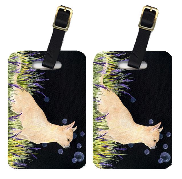 Starry Night Chihuahua Luggage Tags Pair of 2 by Caroline&#39;s Treasures