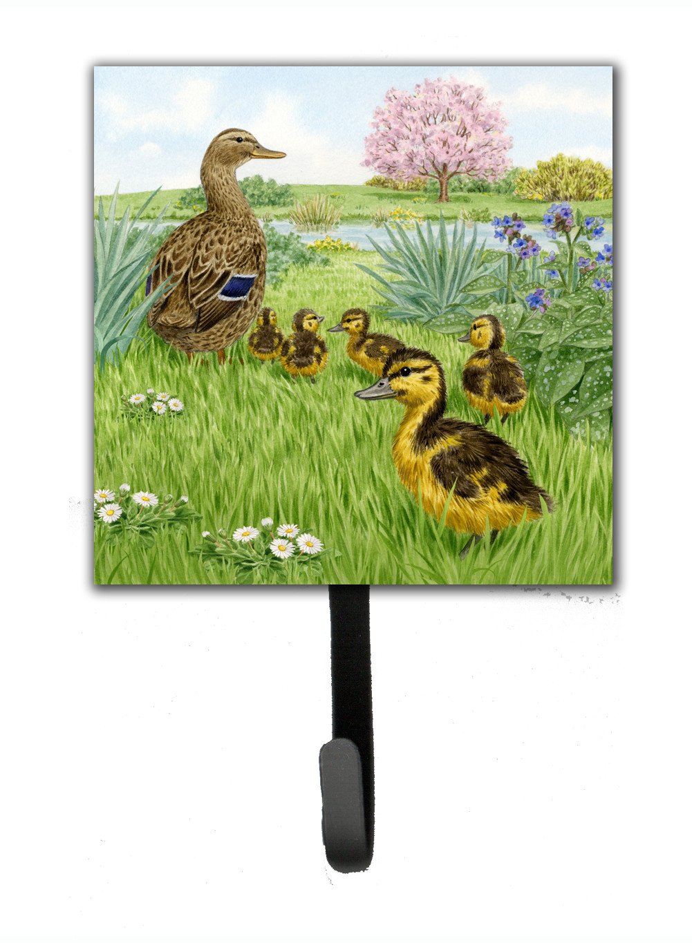 Mallard and Ducklings by Sarah Adams Leash or Key Holder ASAD0693SH4 by Caroline's Treasures