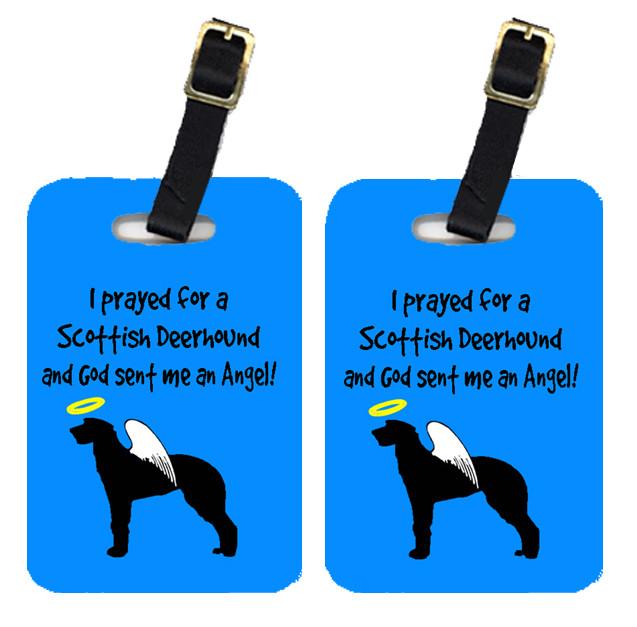 Pair of 2 Scottish Deerhound  Luggage Tags by Caroline's Treasures